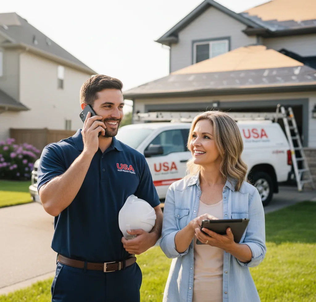 USA Roof Repair Experts customer support in Lawndale